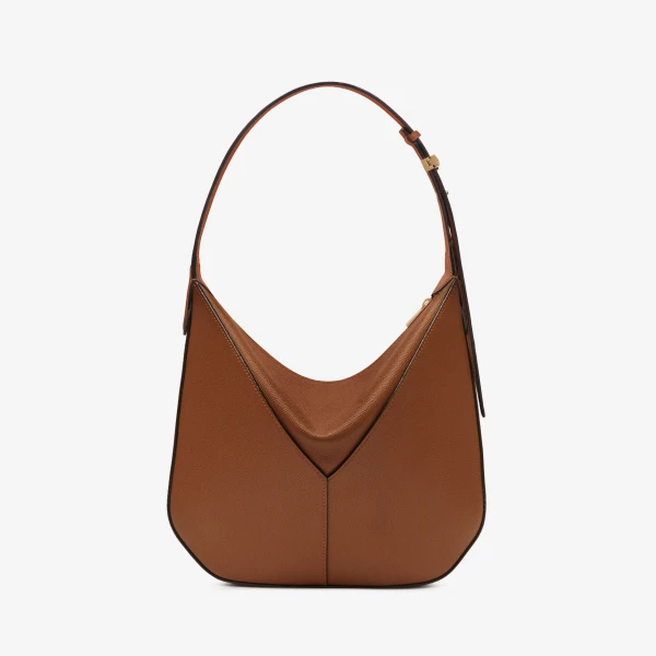 Valextra Vivi Hobo Mini Bag in Chocolate Brown | Mini Bags | Coveti