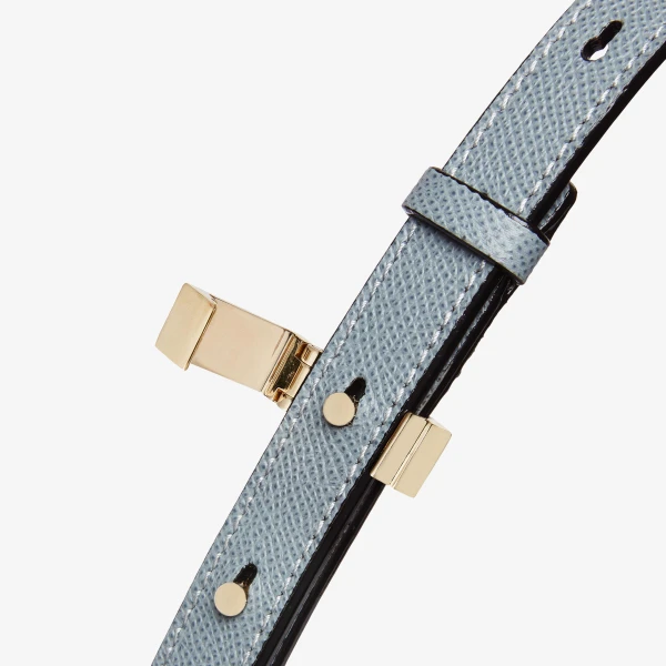 Valextra Vivi Hobo Mini Bag in Niagara Blue | Mini Bags | Coveti