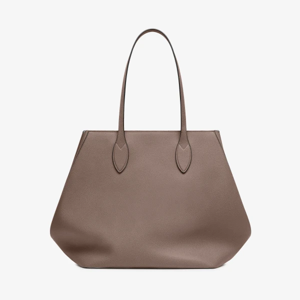 Valextra Vivi Shopping Large Bag in Sahara Brown | Totes & Top-Handle Bags | Coveti