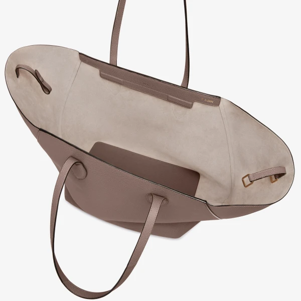 Valextra Vivi Shopping Large Bag in Sahara Brown | Totes & Top-Handle Bags | Coveti