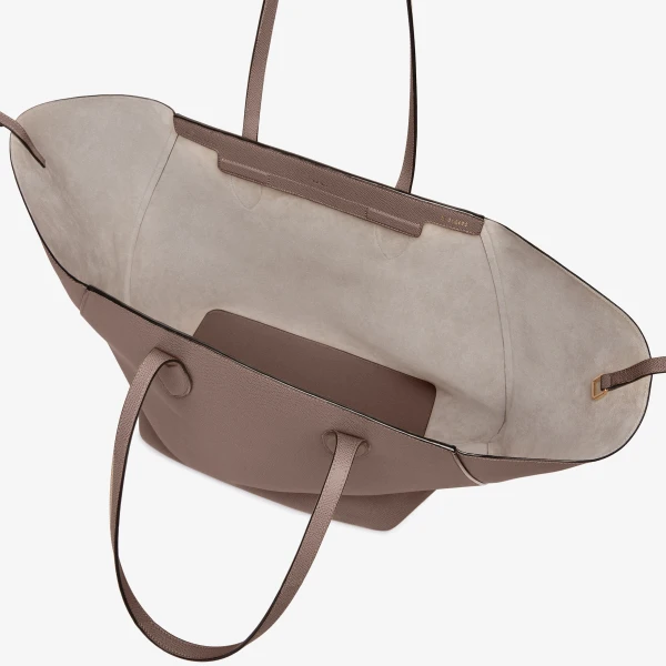 Valextra Vivi Shopping Large Bag in Sahara Brown | Totes & Top-Handle Bags | Coveti