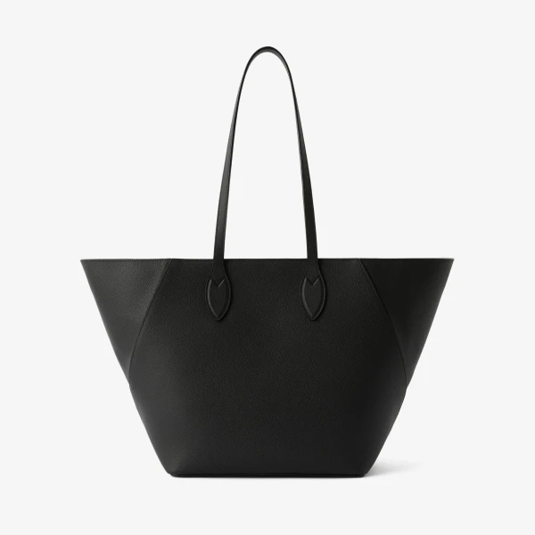Valextra Vivi Shopping Medium Bag in Black | Totes & Top-Handle Bags | Coveti
