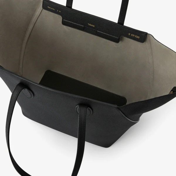 Valextra Vivi Shopping Medium Bag in Black | Totes & Top-Handle Bags | Coveti