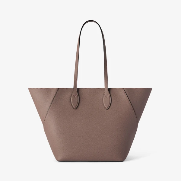 Valextra Vivi Shopping Medium Bag in Sahara Brown | Totes & Top-Handle Bags | Coveti