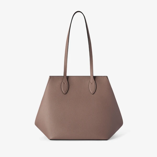 Valextra Vivi Shopping Medium Bag in Sahara Brown | Totes & Top-Handle Bags | Coveti