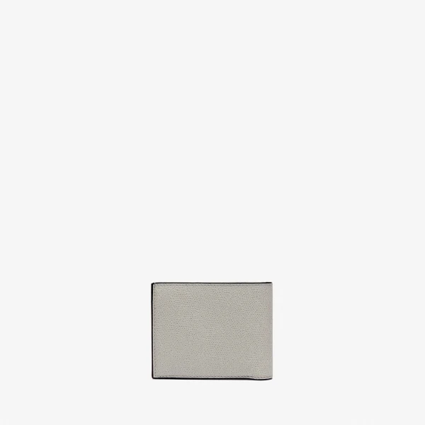 Valextra Wallet 4CC with Coin Holder in Ash Grey | Cases | Coveti