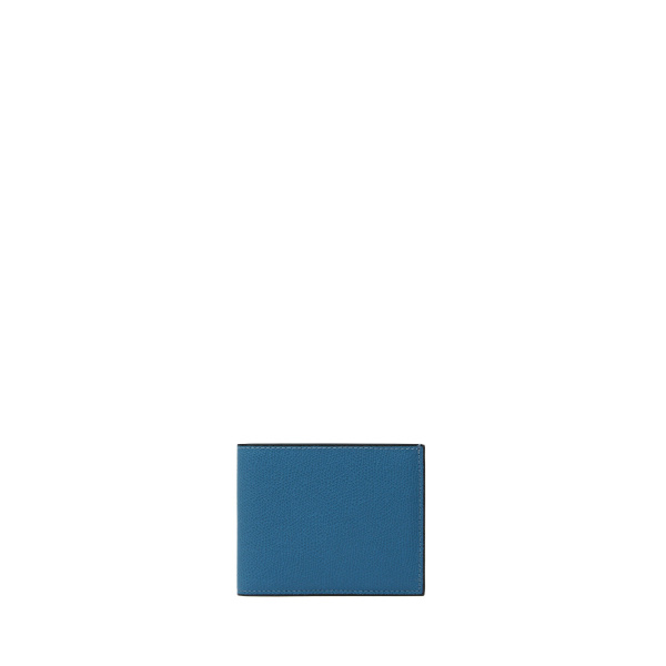 Valextra Wallet 4CC with Coin Holder in Cobalt Blue | Wallets & Purses | Coveti