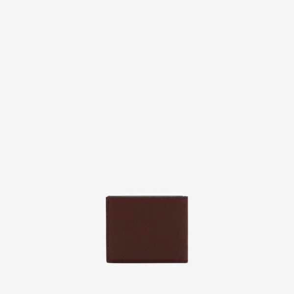 Valextra Wallet 4CC with Coin Holder in Coffee Brown | Cases | Coveti