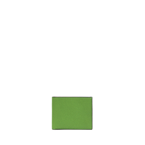 Valextra Wallet 4CC with Coin Holder in Grass Green | Cases | Coveti