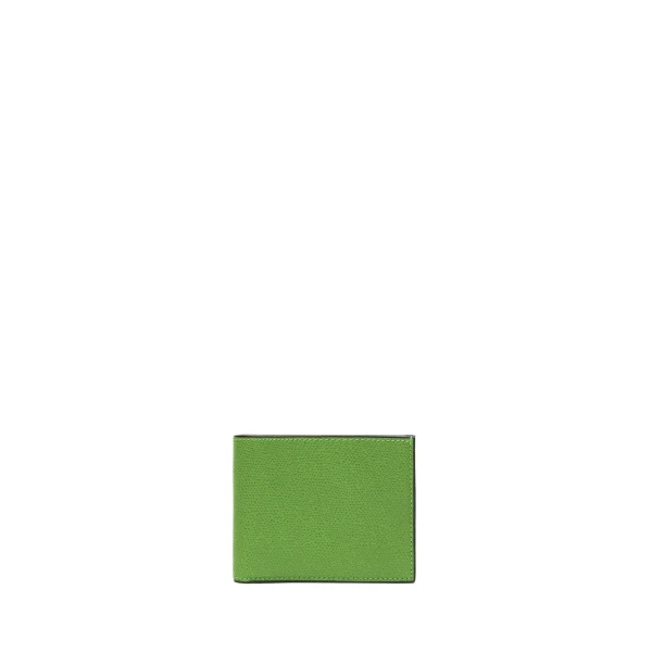 Valextra Wallet 4CC with Coin Holder in Grass Green | Cases | Coveti