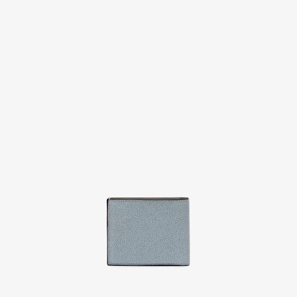 Valextra Wallet 4CC with Coin Holder in Niagara Blue | Cases | Coveti