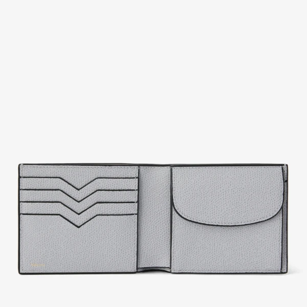 Valextra Wallet 4CC with Coin Holder in Stone Grey | Cases | Coveti