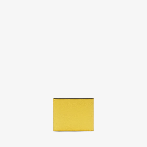 Valextra Wallet 4CC with Coin Holder in Yellow | Cases | Coveti