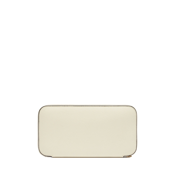 Valextra Zip Around 10CC Wallet in Pergamena White | Wallets & Purses | Coveti