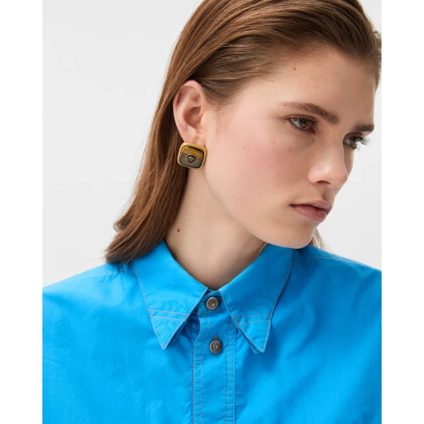 Versace Aura Earrings in Gold, view 2 | Earrings