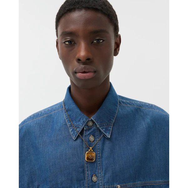 Versace Aura Necklace in Gold, view 2 | Necklace
