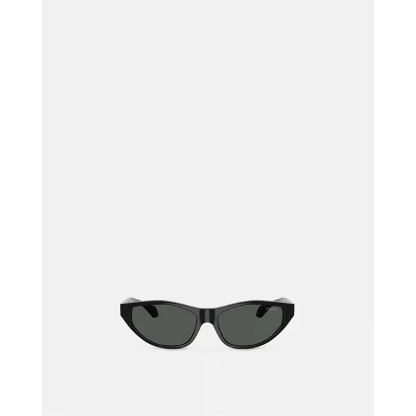 Versace Avanti Cat-Eye Sunglasses in Black, view 2 | Sunglasses