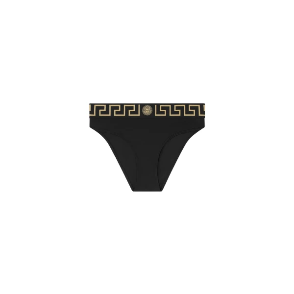 Versace Bikini Bottoms in Black, Ref. ABD01093 | Bikini | Coveti