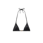 Versace Bikini Top in Black | Bikini | Coveti