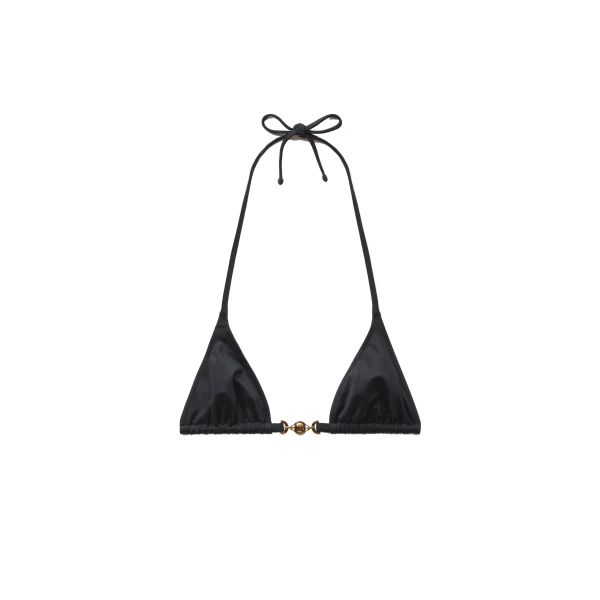 Versace Bikini Top in Black | Bikini | Coveti