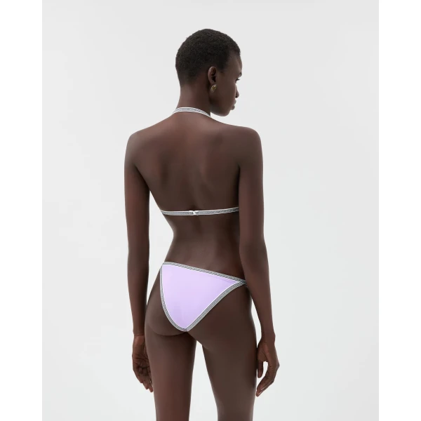 Versace Bikini Top in Lilac, view 3 | Bikini