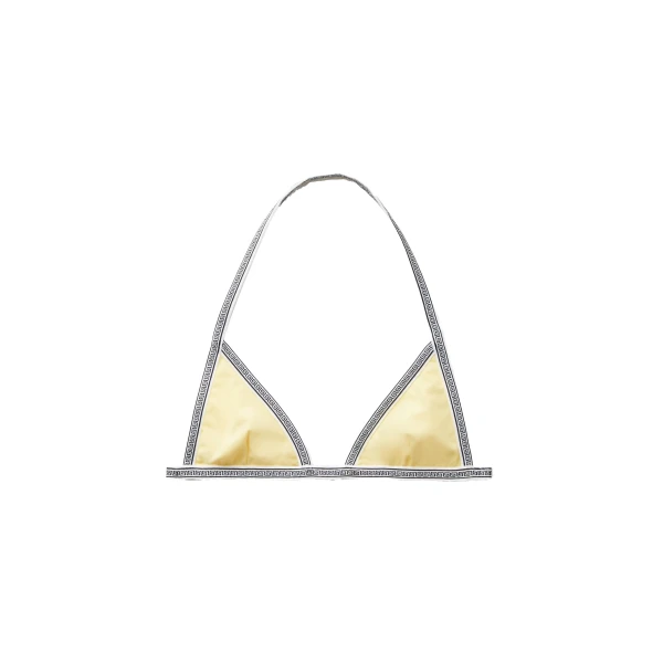 Versace Bikini Top in Yellow | Bikini | Coveti
