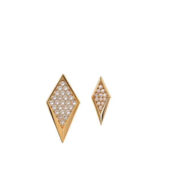 Versace Blade Crystal Earrings in Gold, Ref. 1026612 | Earrings | Coveti