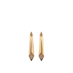 Versace Blade Crystal Earrings in Gold, Ref. 1026623 | Earrings | Coveti
