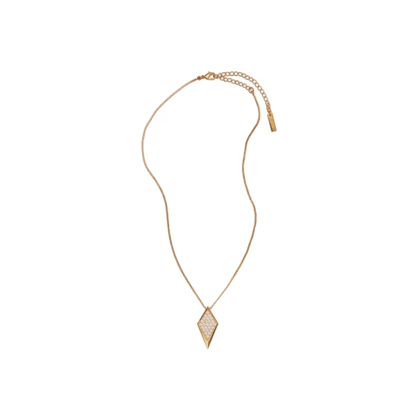 Versace Blade Crystal Necklace in Gold | Necklace | Coveti