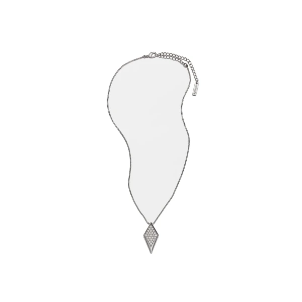 Versace Blade Crystal Necklace in Silver | Necklace | Coveti