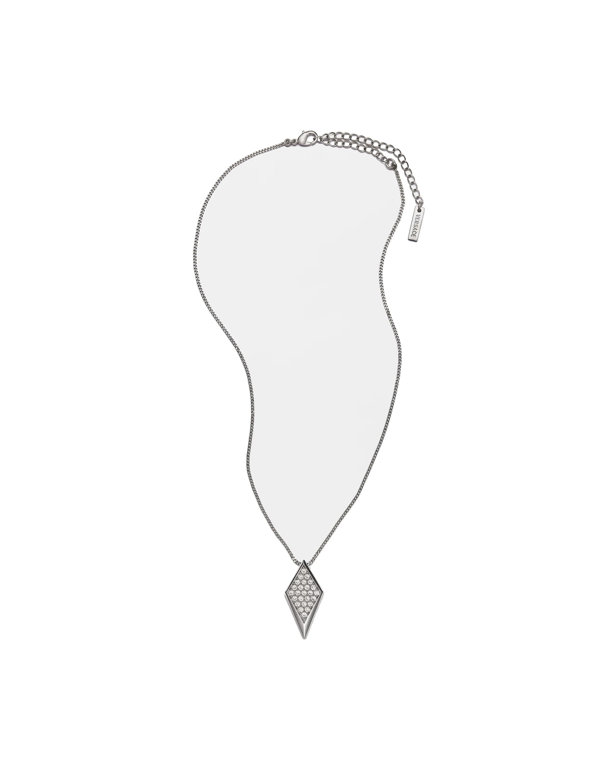 Versace Blade Crystal Necklace in Silver Versace Blade Crystal Necklace in Silver | Necklace | Coveti