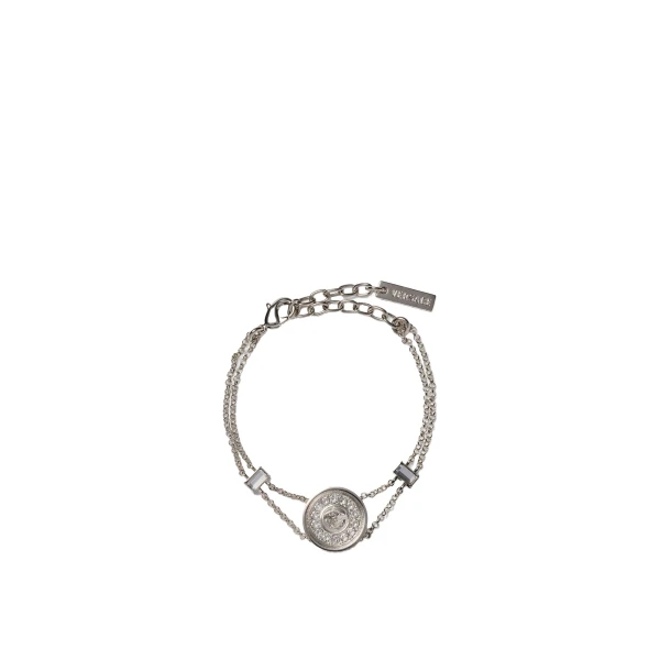 Versace Bright Medusa Crystal Bracelet in Silver | Bracelets | Coveti