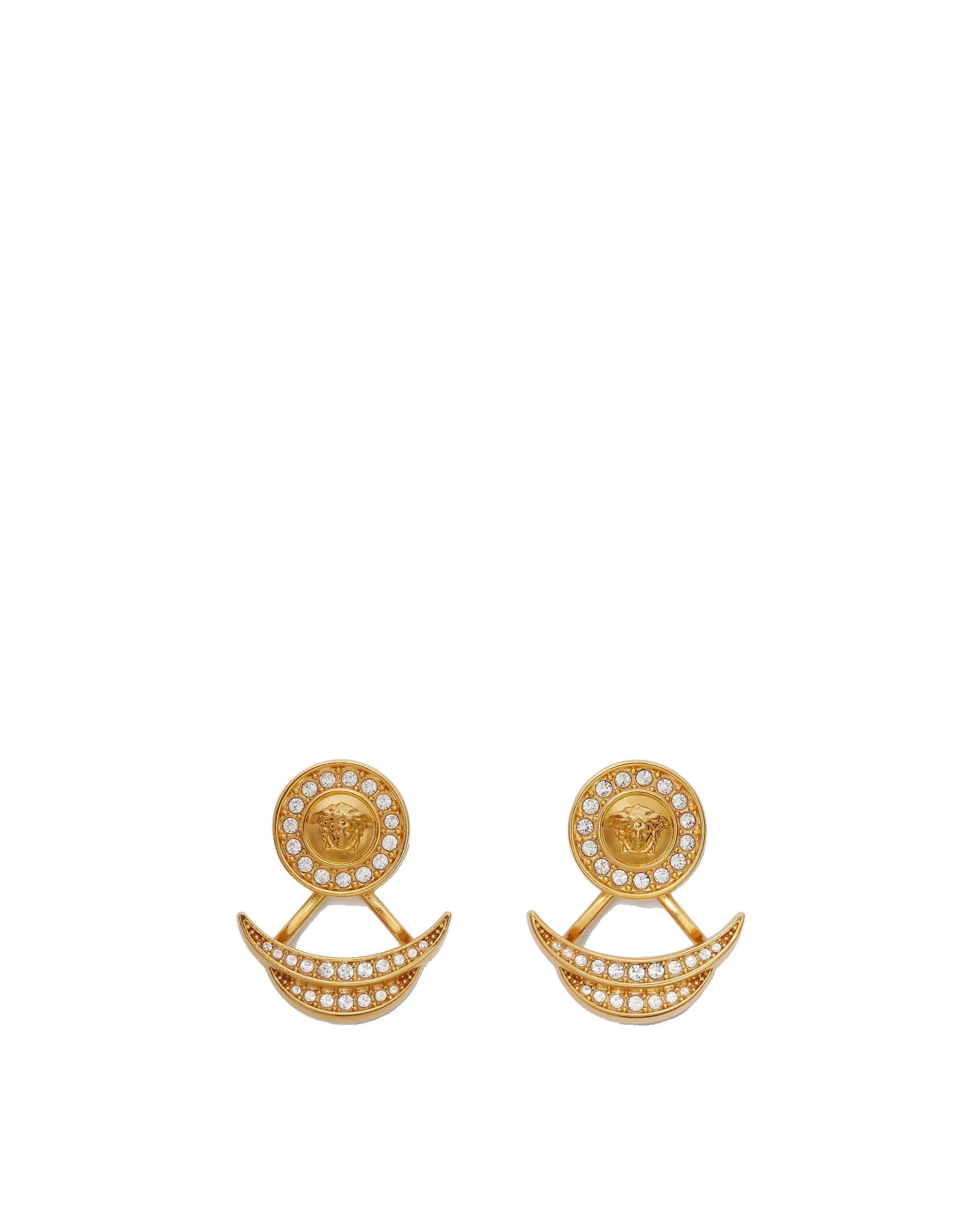 Versace Bright Medusa Crystal Earrings in Gold Versace Bright Medusa Crystal Earrings in Gold | Earrings | Coveti