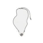 Versace Bright Medusa Crystal Necklace in Silver | Necklace | Coveti