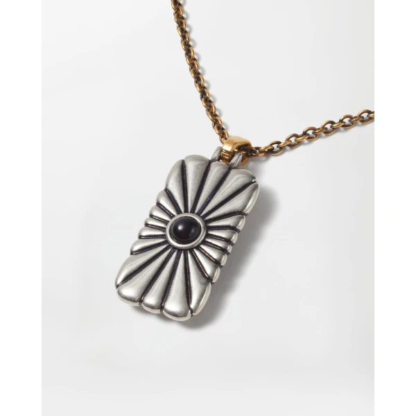 Versace Circe Necklace in Silver and Gold, view 3 | Necklace