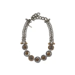 Versace Coins Necklace in Silver and Gold, Ref. 1026108 | Necklace | Coveti