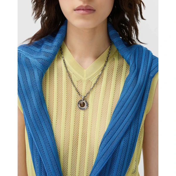 Versace Coins Necklace in Silver and Gold, Ref. 1026112, view 4 | Necklace