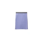 Versace Cotton Knit Mini Skirt in Lilac | Mini Skirts | Coveti