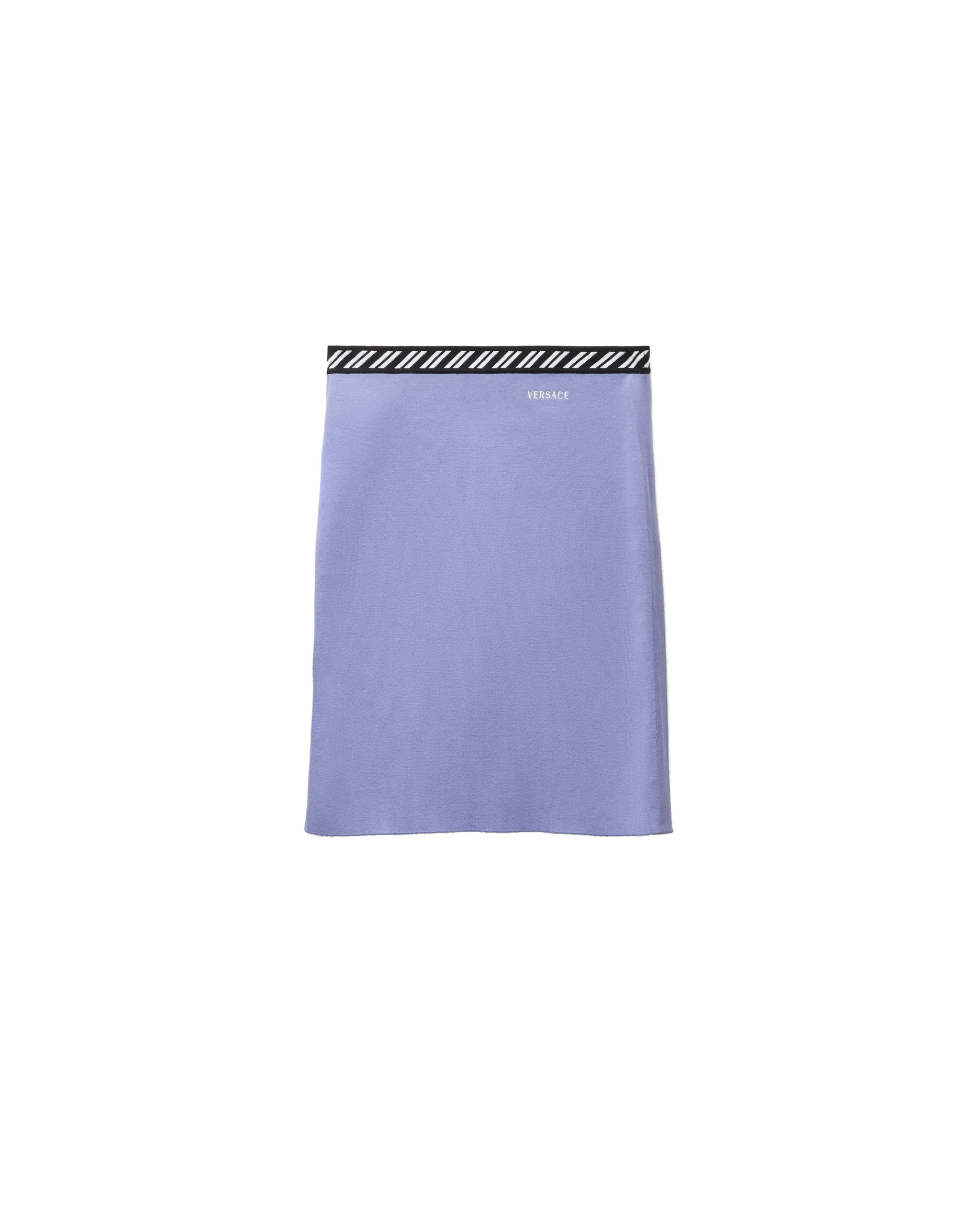 Versace Cotton Knit Mini Skirt in Lilac Versace Cotton Knit Mini Skirt in Lilac | Mini Skirts | Coveti