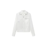 Versace Cotton Poplin Shirt in White | Shirts | Coveti