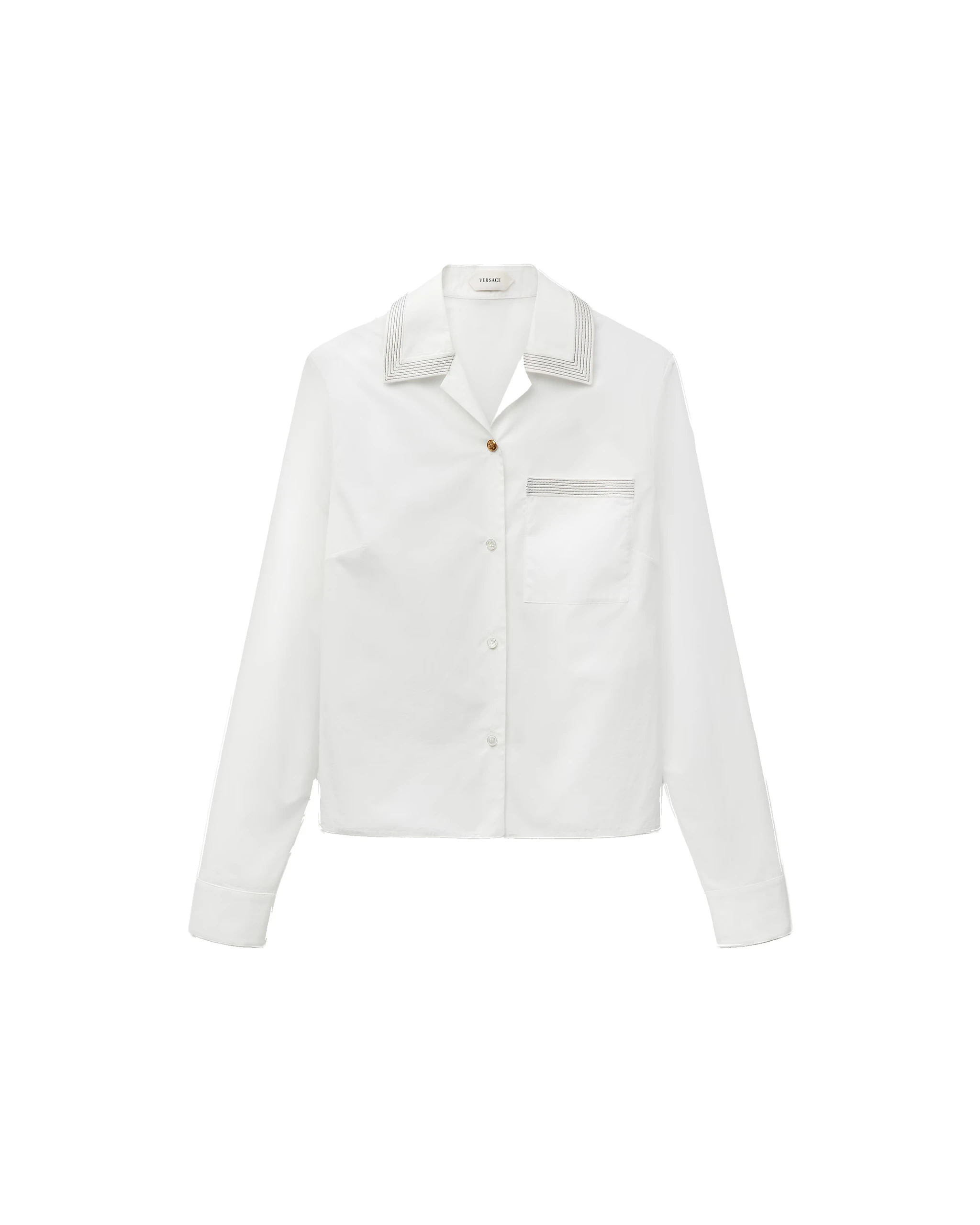 Versace Cotton Poplin Shirt in White Versace Cotton Poplin Shirt in White | Shirts | Coveti