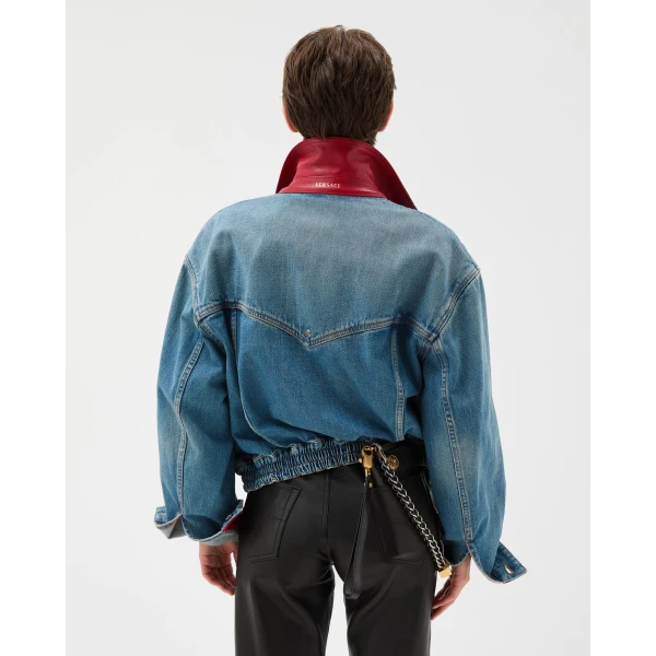 Versace Denim Blouson in Blue, Ref. 1023603, view 3 | Denim