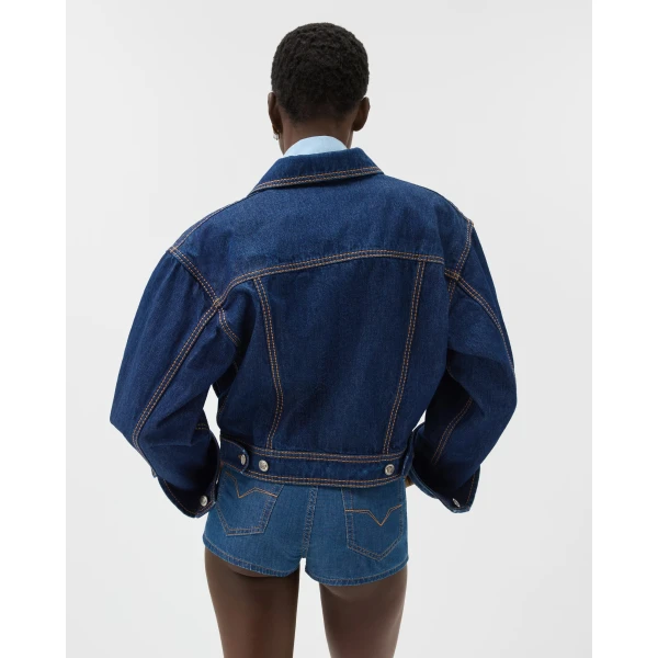 Versace Denim Blouson in Blue, Ref. 1025658, view 3 | Denim