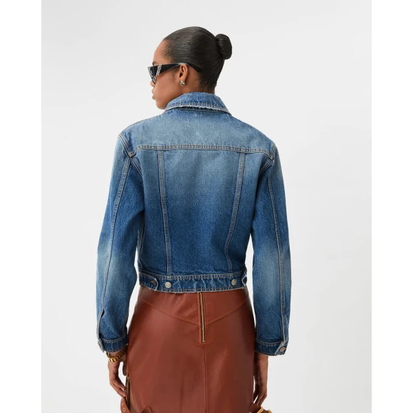 Versace Denim Blouson in Blue, Ref. 1026810, view 3 | Denim