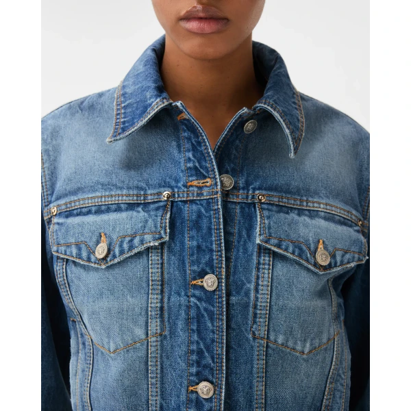 Versace Denim Blouson in Blue, Ref. 1026810, view 5 | Denim