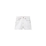 Versace Denim Shorts in White | Denim Shorts | Coveti