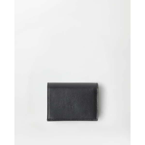 Versace Emblème Leather Wallet in Black, 11 cm, view 4 | Wallets & Purses