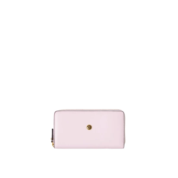 Versace Emblème Leather Wallet in Pink | Wallets & Purses | Coveti