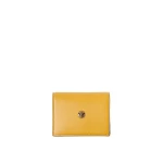 Versace Emblème Leather Wallet in Yellow | Wallets & Purses | Coveti