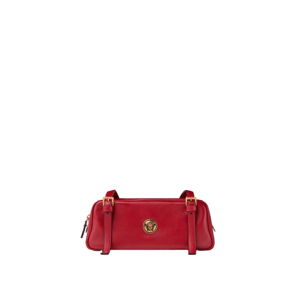 Emblème Nappa Bowling Bag in Red